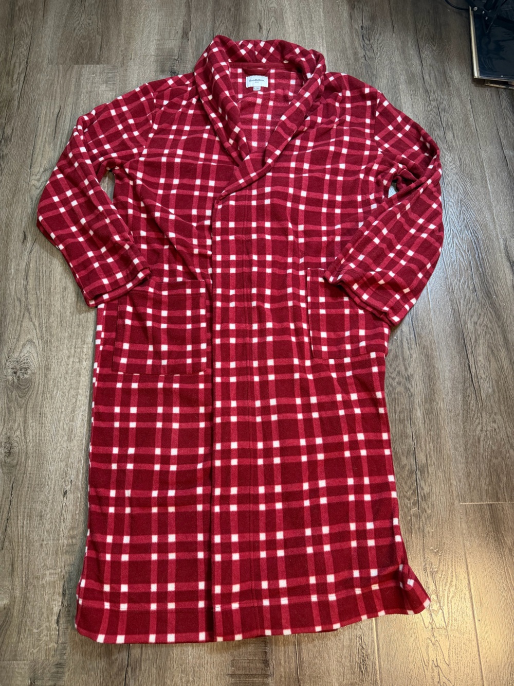Goodfellow & Co Red and White Plaid Flannel